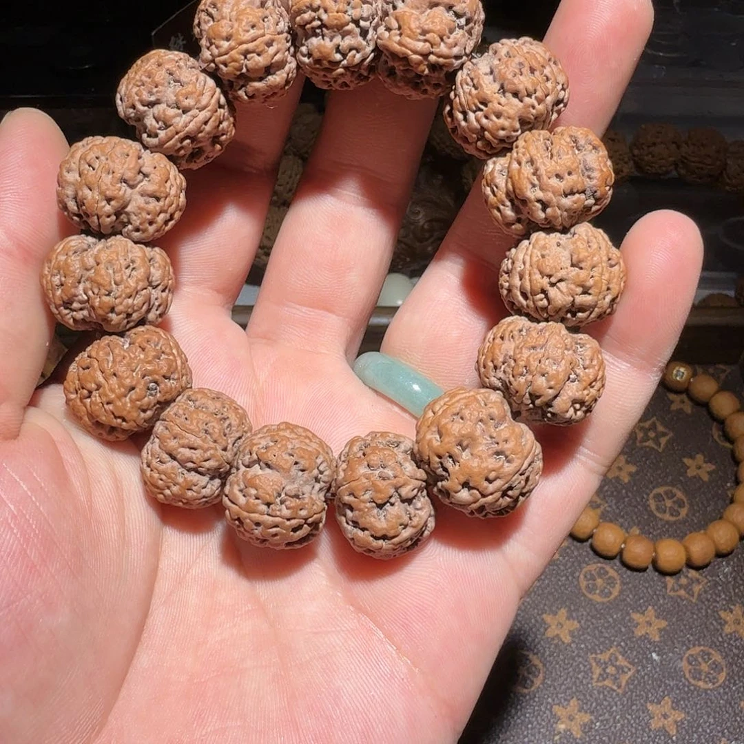 金刚菩提手串19尺飞碟龙爪梅花超头