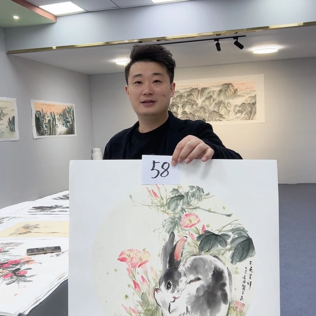 国画国画作品宣纸纯手绘