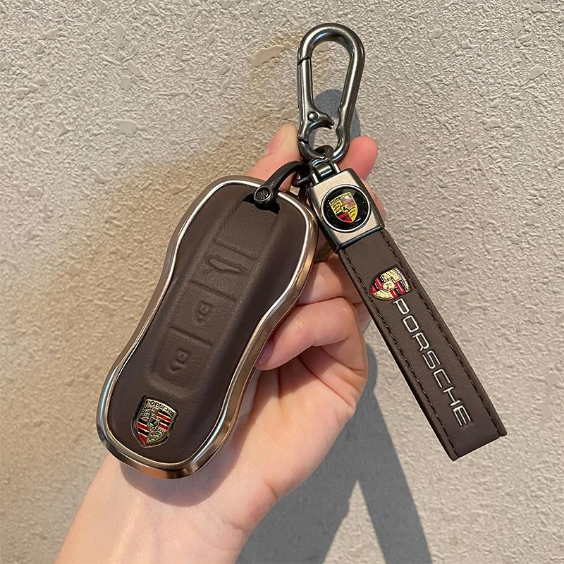 保时捷凯燕Cayenne钥匙套壳帕拉梅拉Panamera718Macan911Taycan扣