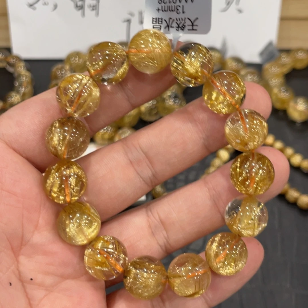 水晶手链未镶嵌aaa0128钛晶