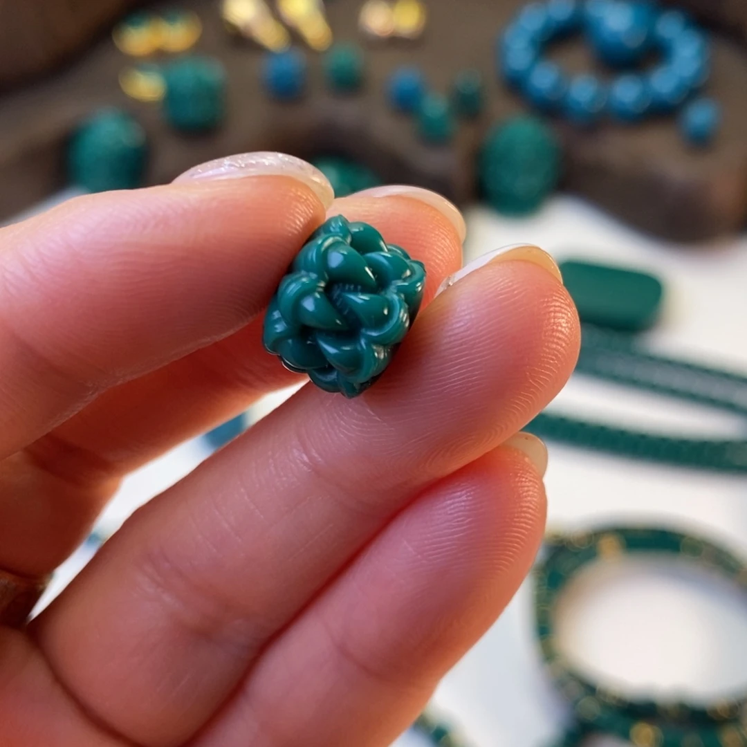 琉璃颈饰地狱色12mm吞噬