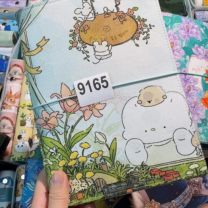 织绣A5活页不送纸9165
