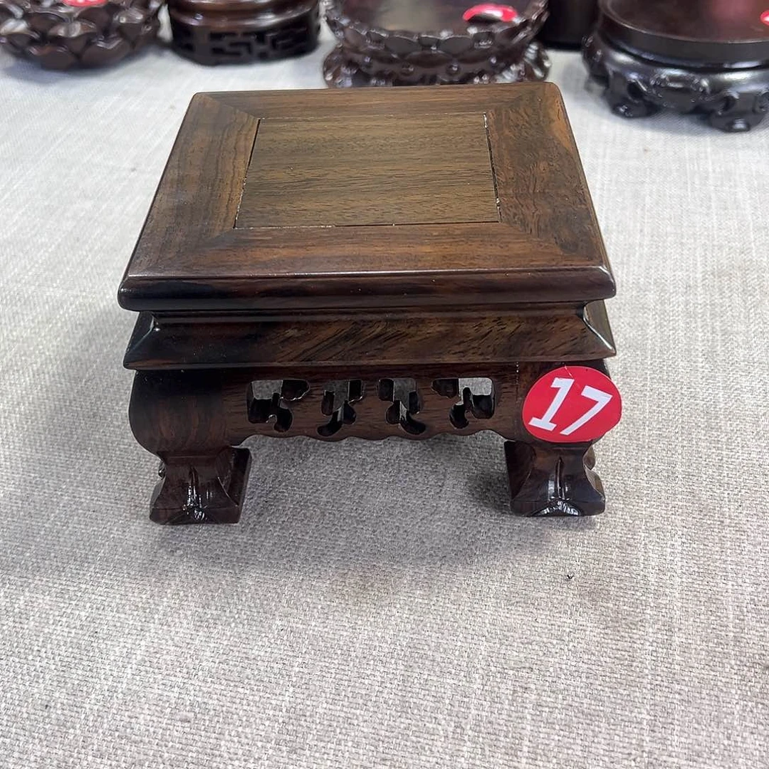 红木底座精雕工艺品