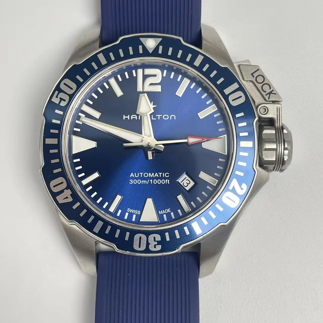 95新 Hamilton/汉米尔顿 卡其海军系列/自动机械/男士/42mm/单表
