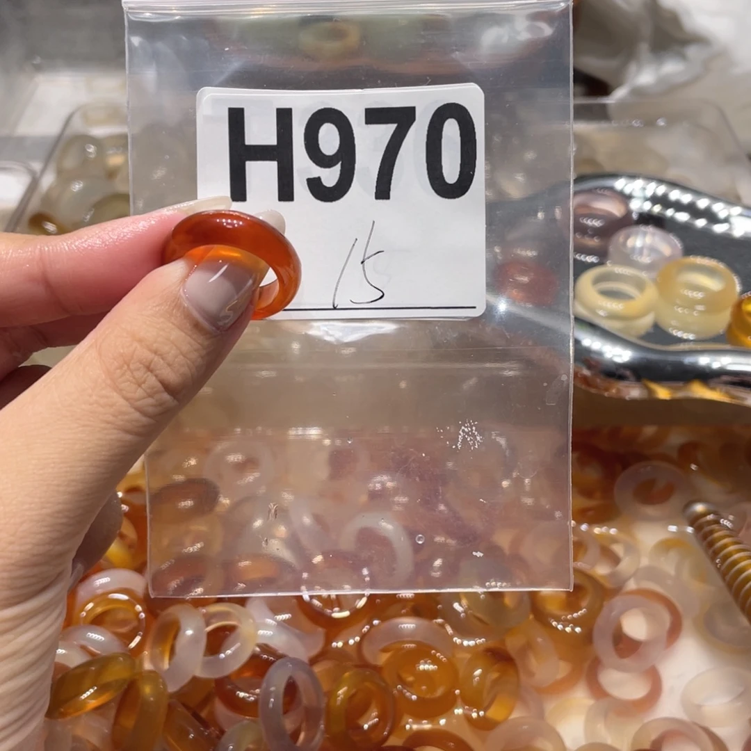 玛瑙/玉髓未镶嵌戒指970