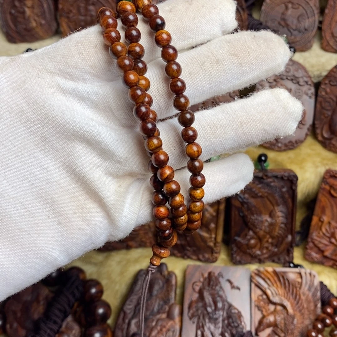 吉***布手串/手链黄花梨/降香黄檀