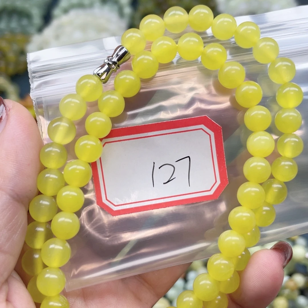 未镶嵌蛇纹石玉手串