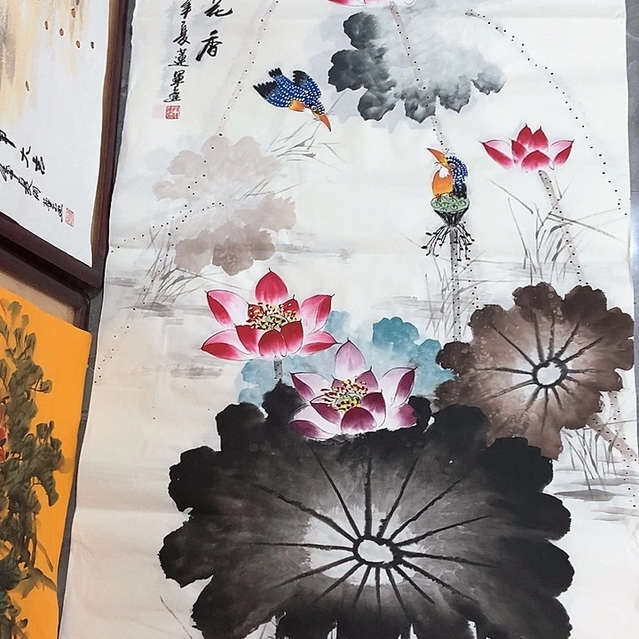 小周画廊的直播间