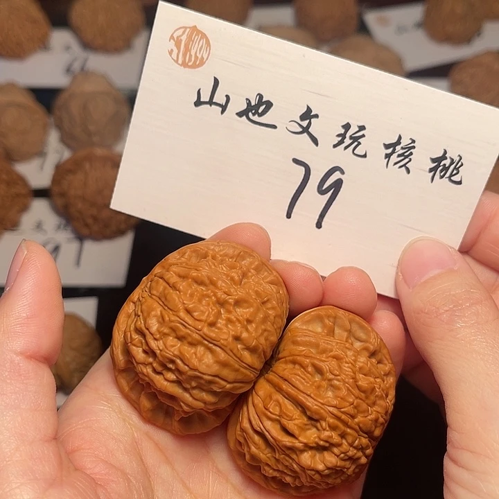 桃核把件白狮子46尺79号