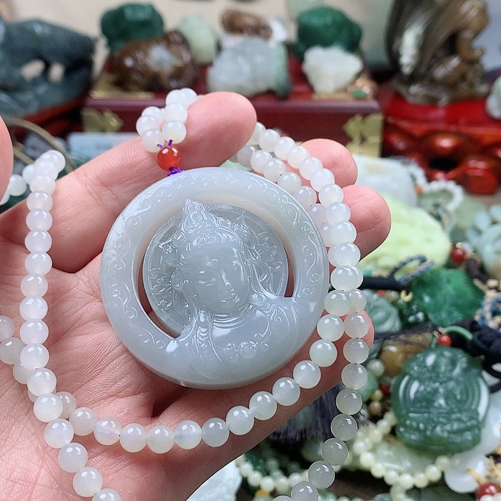 未镶嵌和田玉挂件晨*