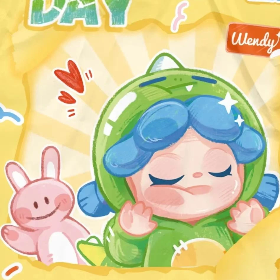 【拆盒】Wendy今日小确幸系列潮玩手办盲盒