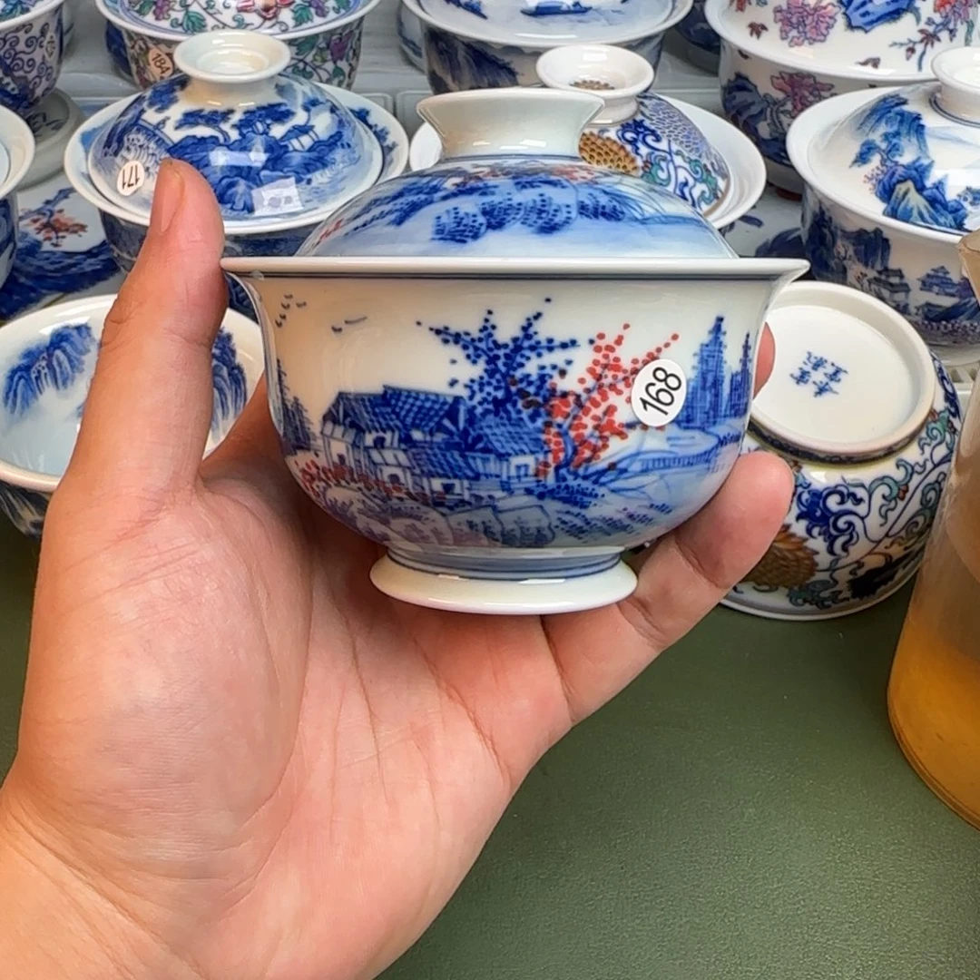 彦祖纯手工手绘茶具168