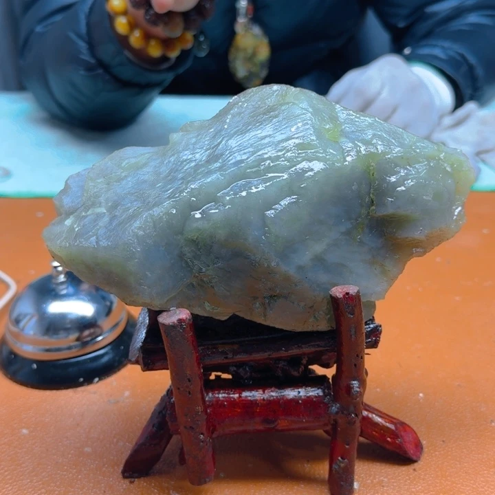 蛇纹石玉原石未镶嵌用****216