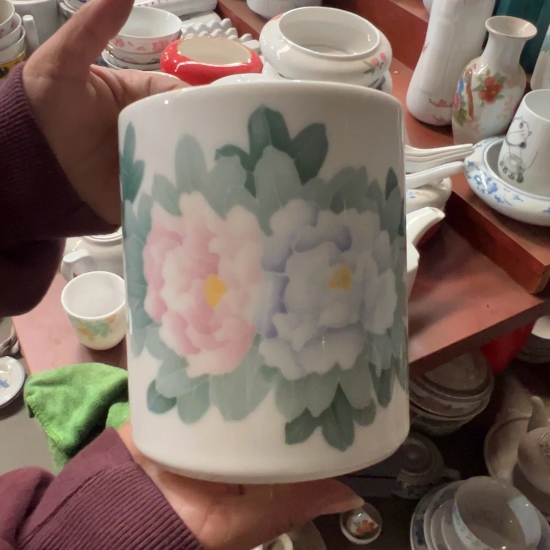 醴陵高温瓷手绘13厘米