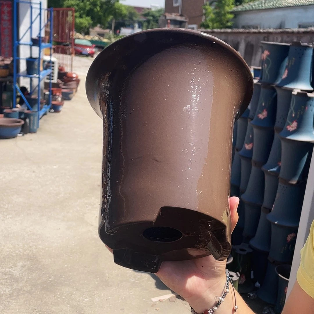 促销紫泥21花盆花盆花盆花盆