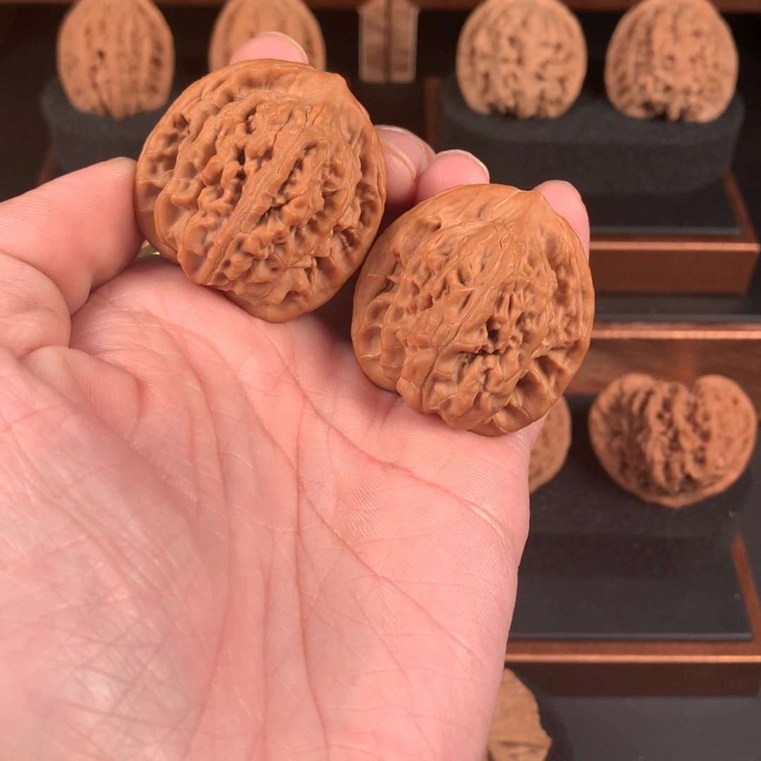 吊坠文玩核桃望月狮子