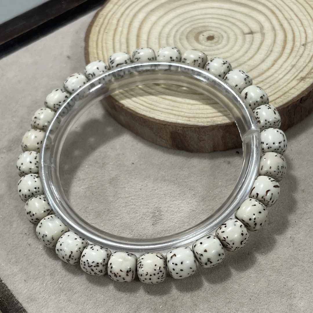 【Y12河豚】8×7大留白海南料星月菩提单圈手串（多样性发货发其一）