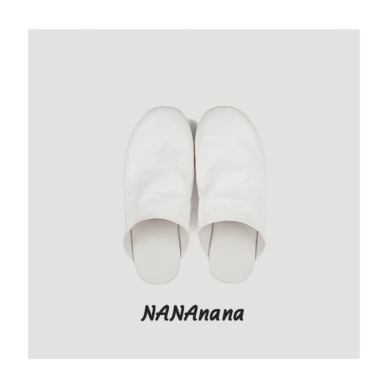 做旧水洗升级版真皮包头托薄底主义奥尔森广包拖鞋凉鞋