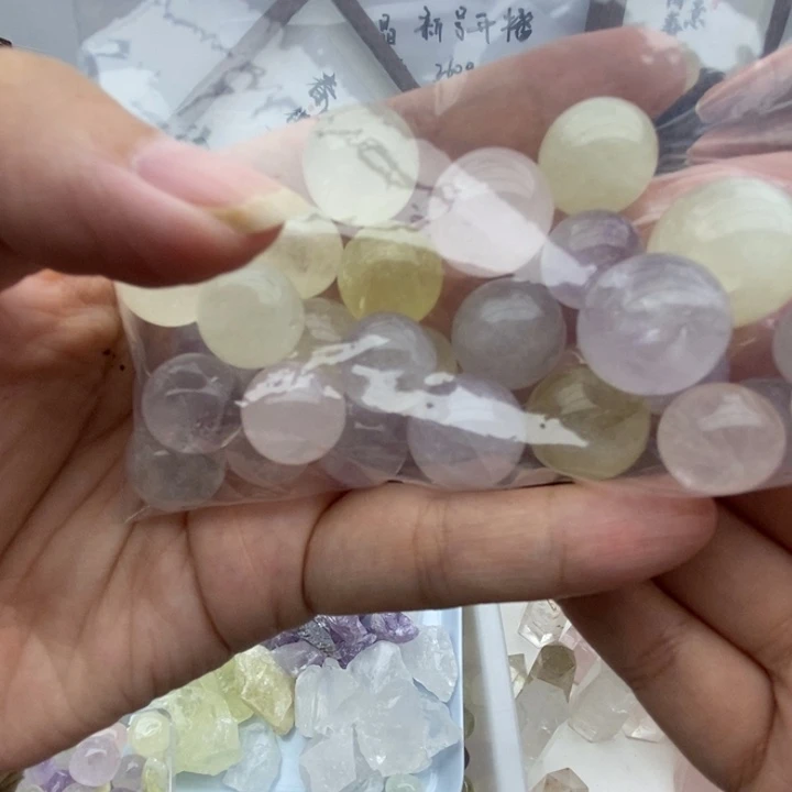 水晶珠宝半成品未镶嵌v*5号