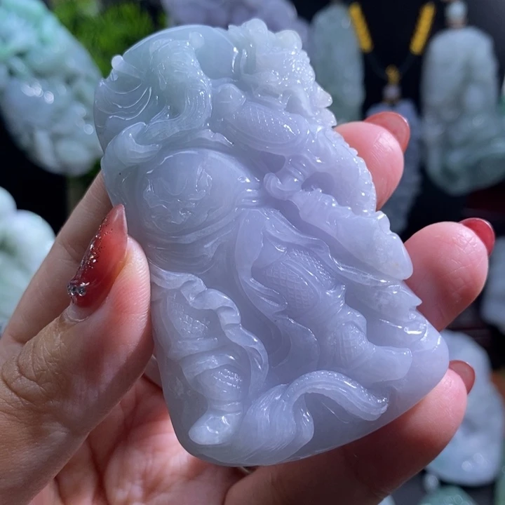 【闪购商品】颈饰未镶嵌翡翠关公