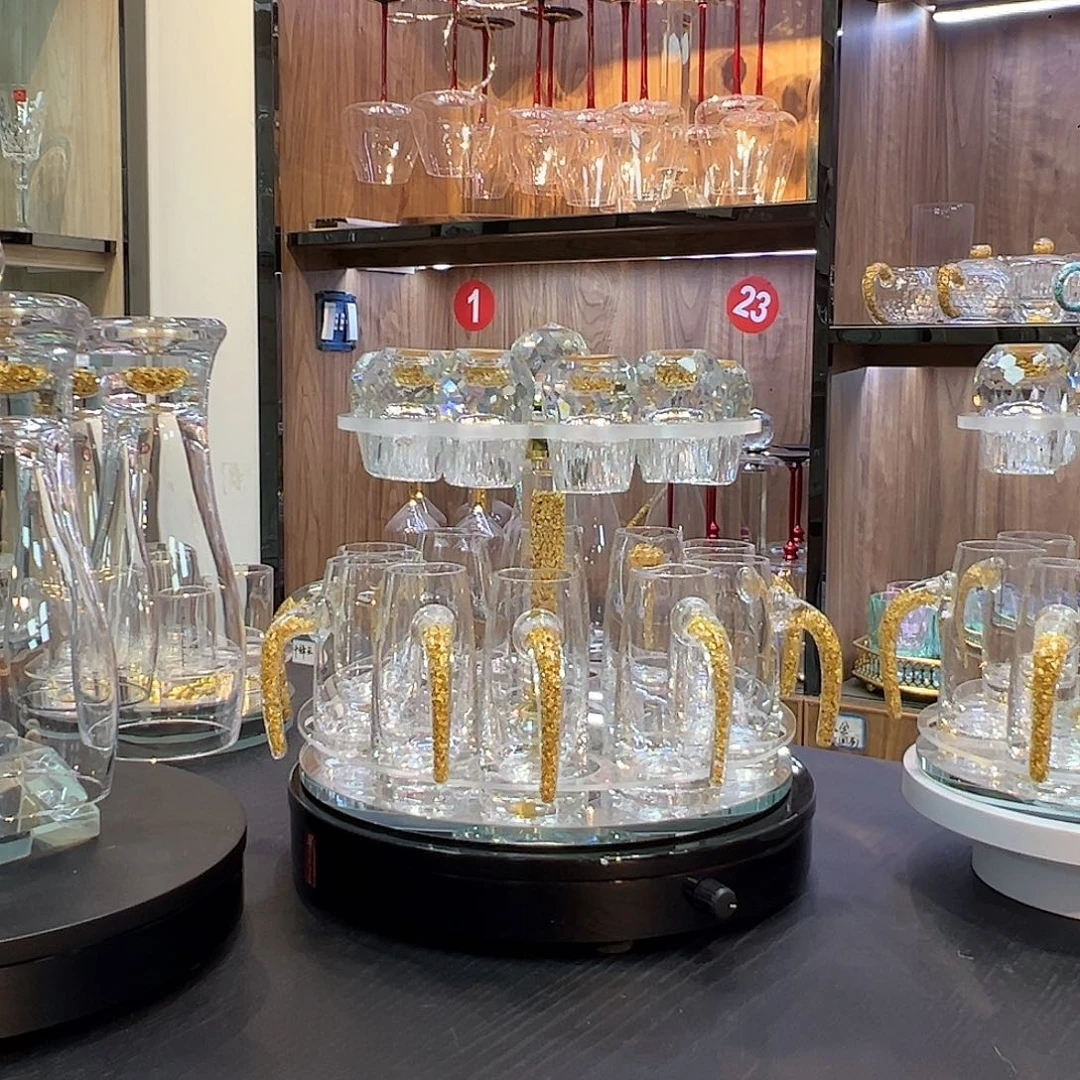 手柄款水晶玻璃汾酒起