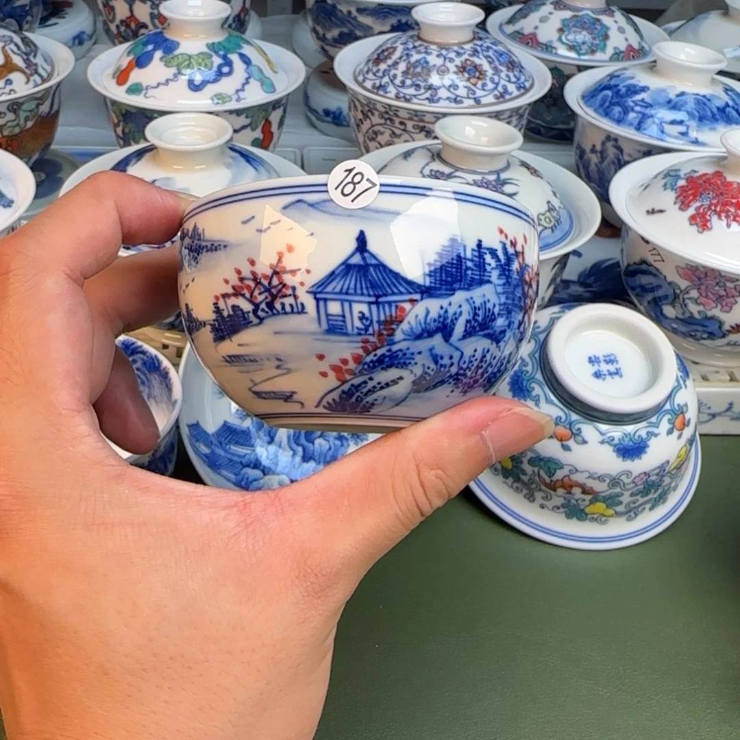 彦祖纯手工手绘茶具187