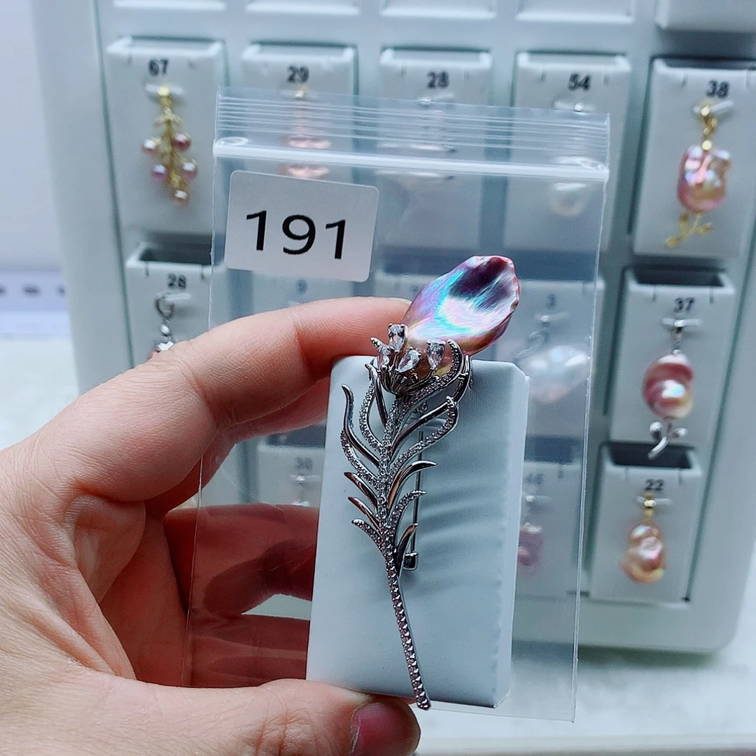 吊坠(不含链)淡水珍珠合金