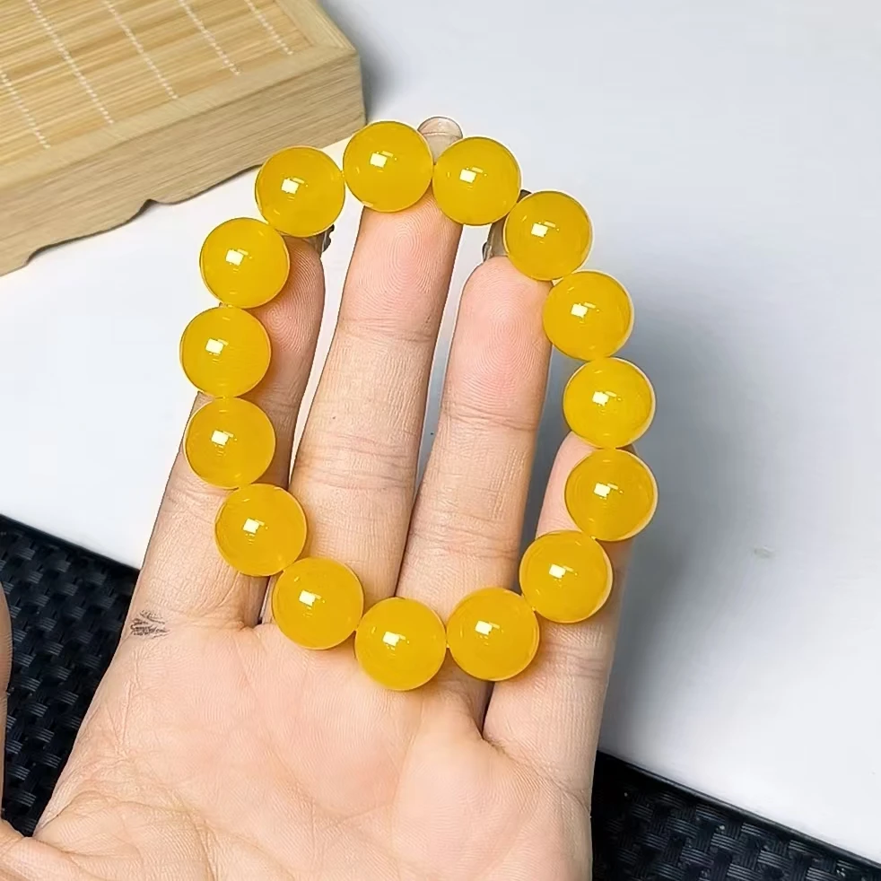 （聚宝严选）A382正黄14手串妈妈款时尚精致精美百搭