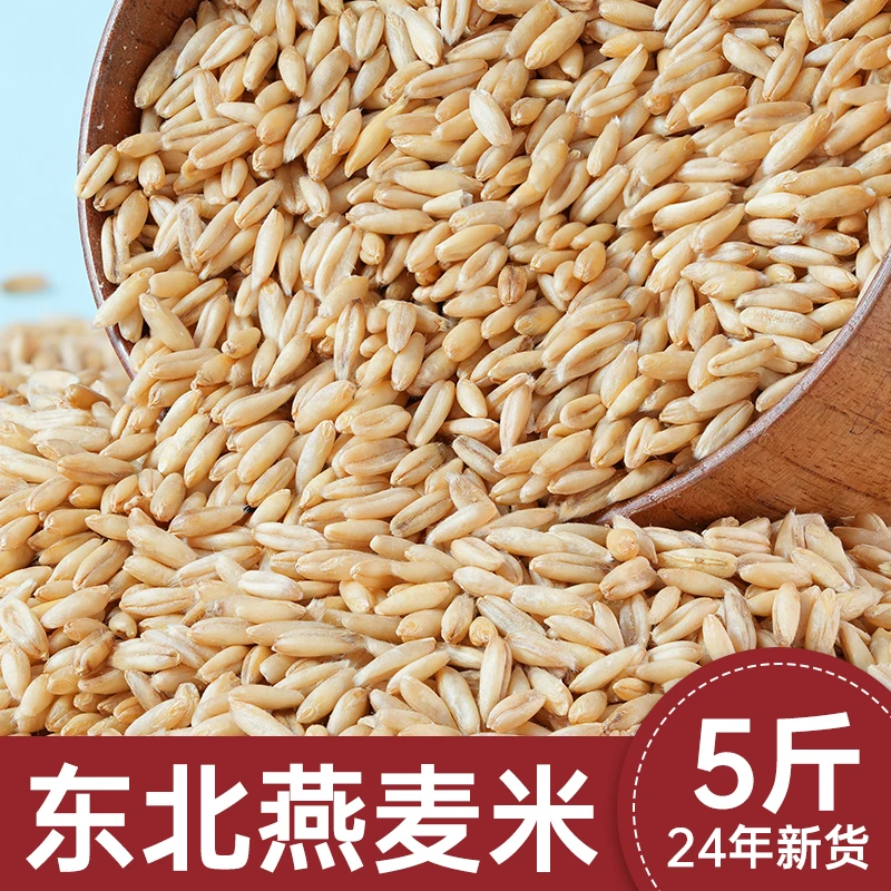 生燕麦米新鲜农家粗粮东北2024年新米全胚芽燕麦仁五谷杂粮煮粥