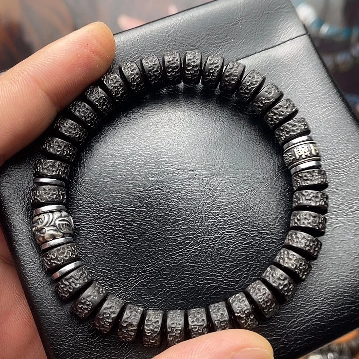好***～椰蒂手串9黑金耶噶吞金兽上上签