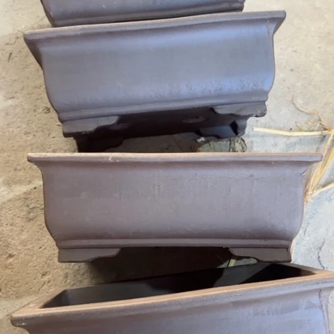 紫砂花盆50-4微瑕25.5-17-9.5