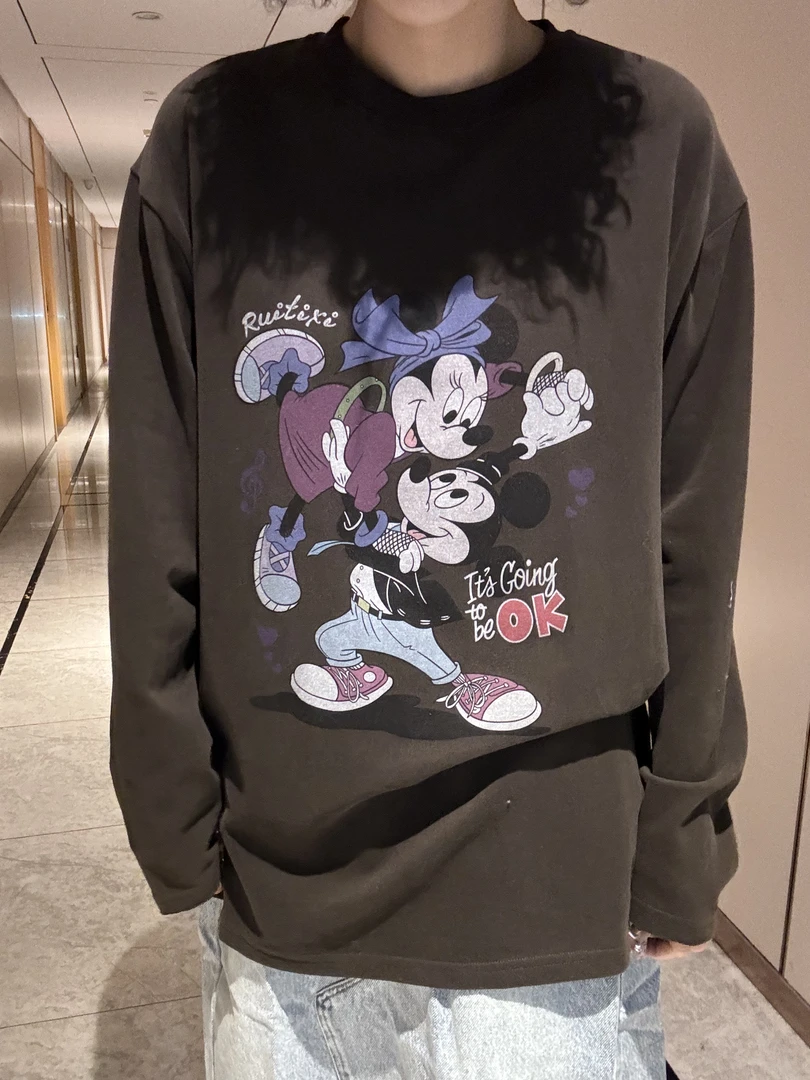 韩版卡通米奇T恤