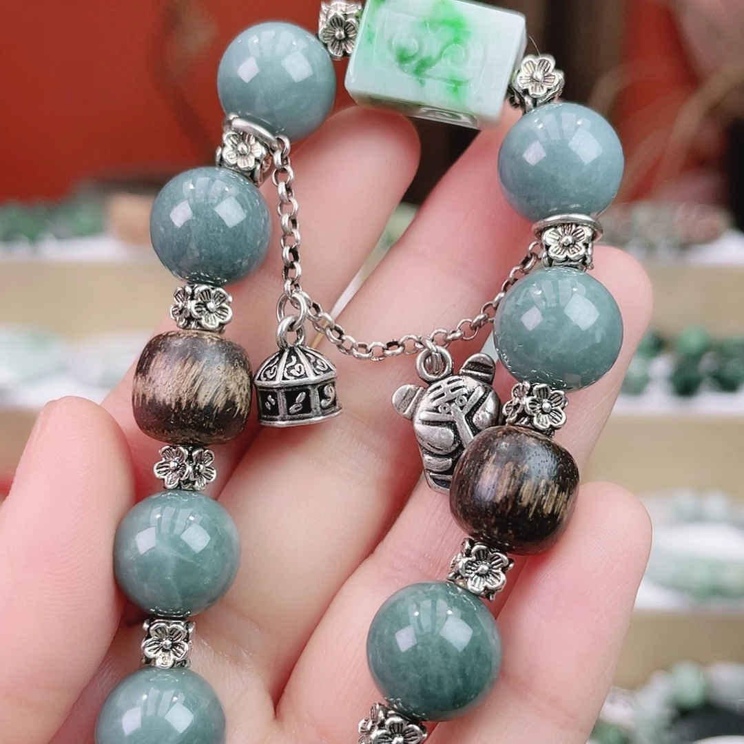 翡翠未镶嵌手链手链