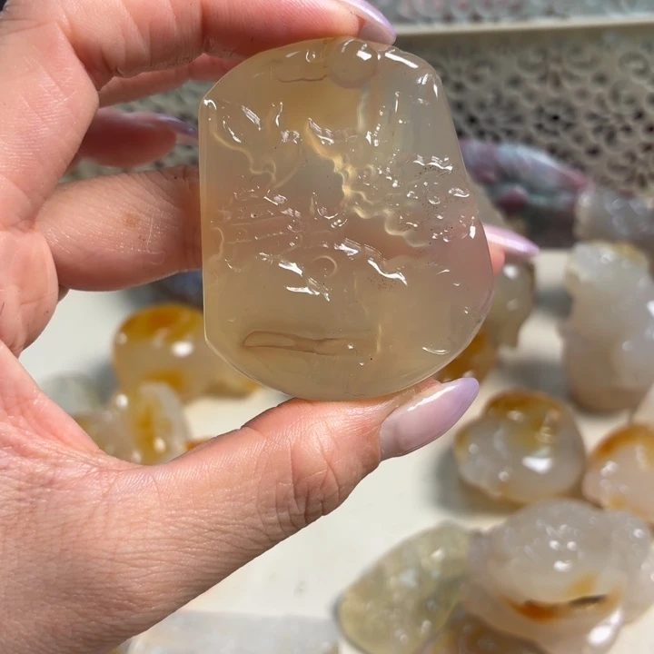 玛瑙/玉髓未镶嵌吊坠(不含链)