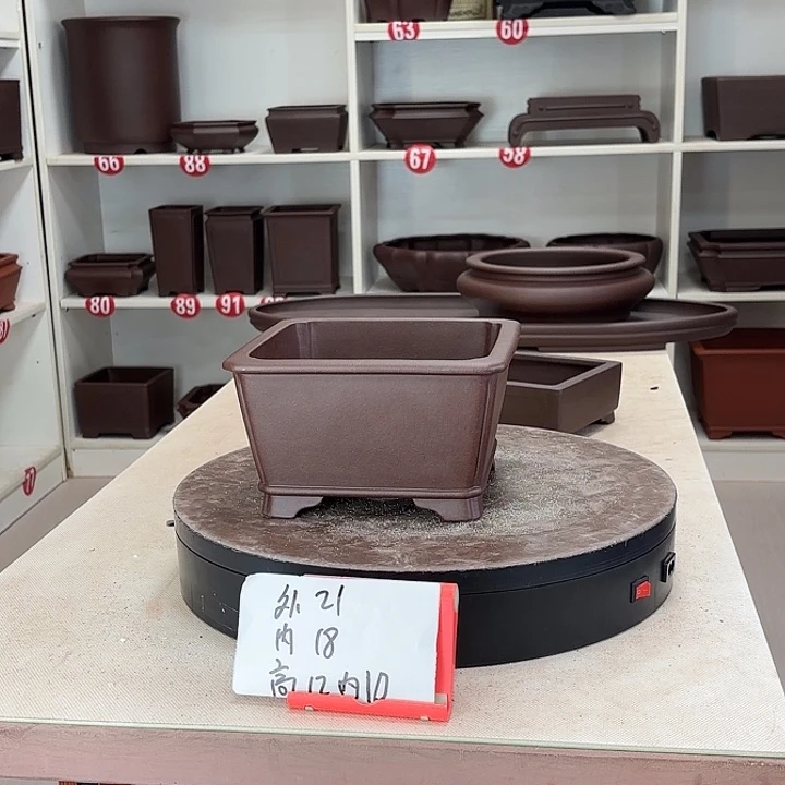 花盆紫砂拥角小四方