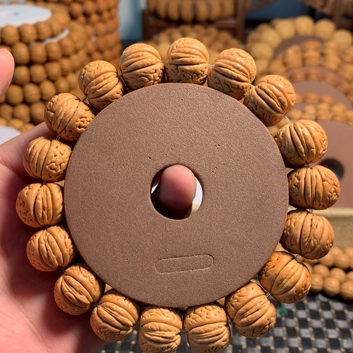 手串桃核14#虎皮肌肉肥脐