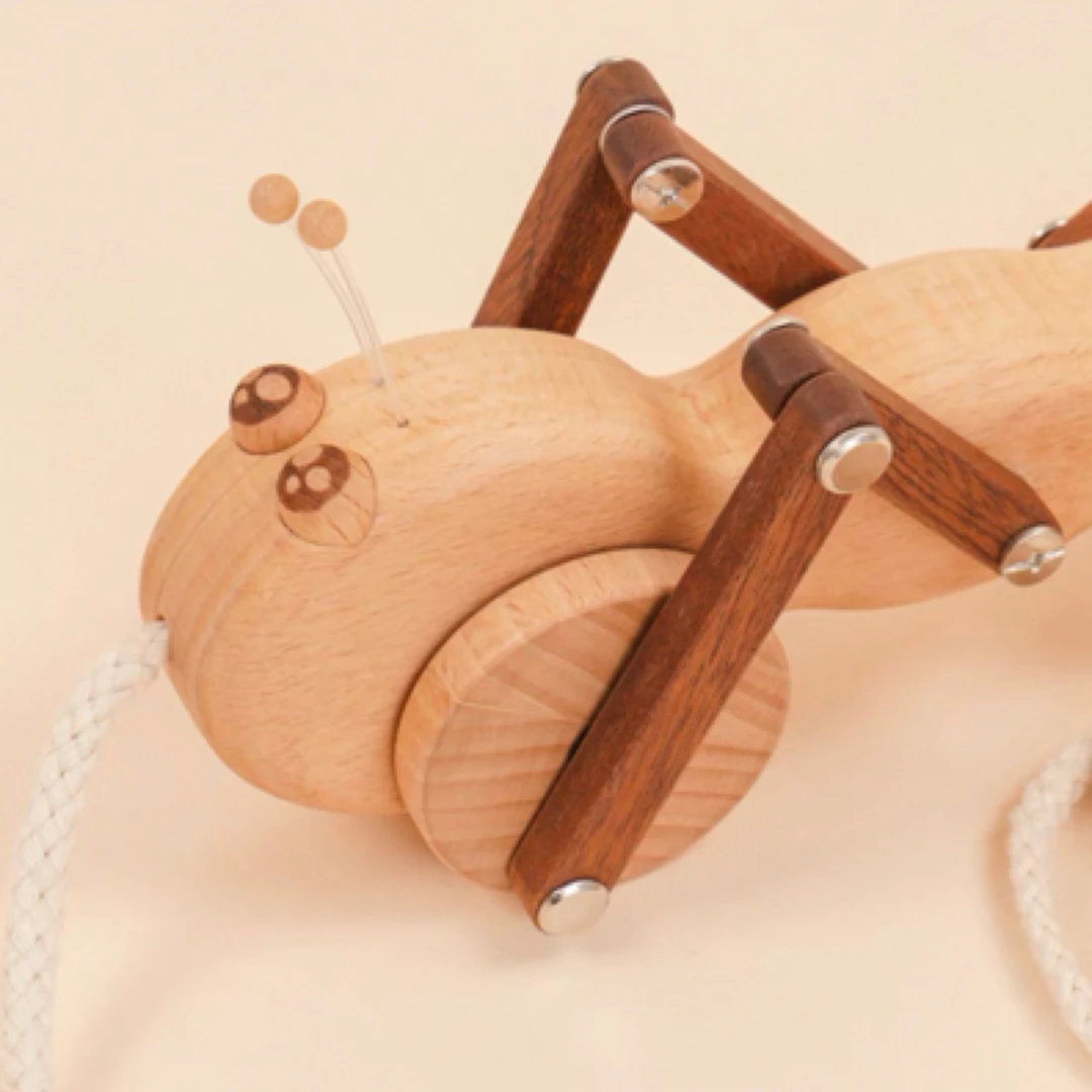 木质幼儿童宝宝学步牵引拖拉手拉车拉线拉绳牵引益智百变早教玩具