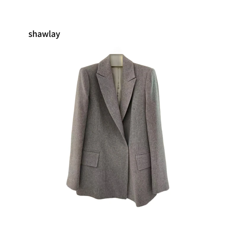 山羊绒通勤西装外套CL4105