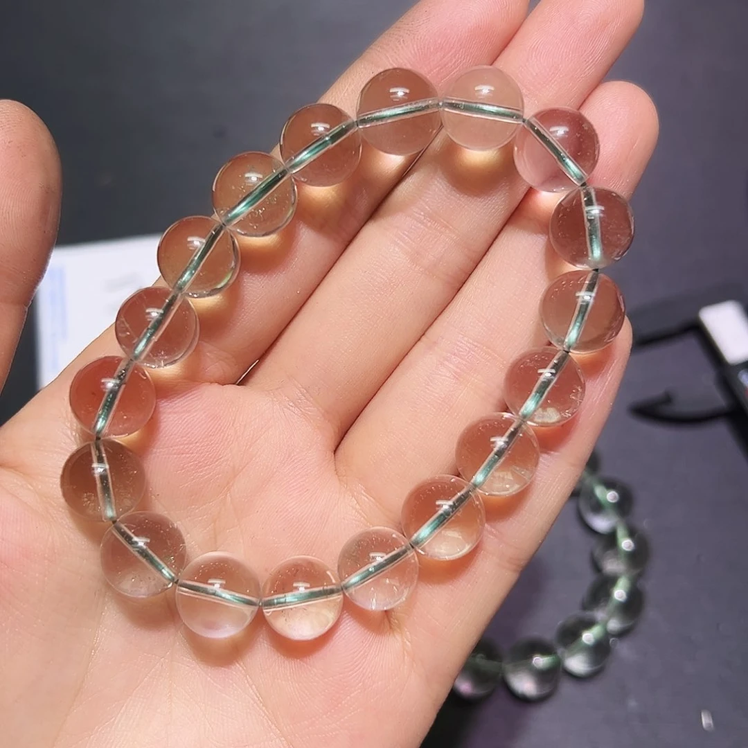 未镶嵌手链水晶满天星绿幽灵12毫米21号