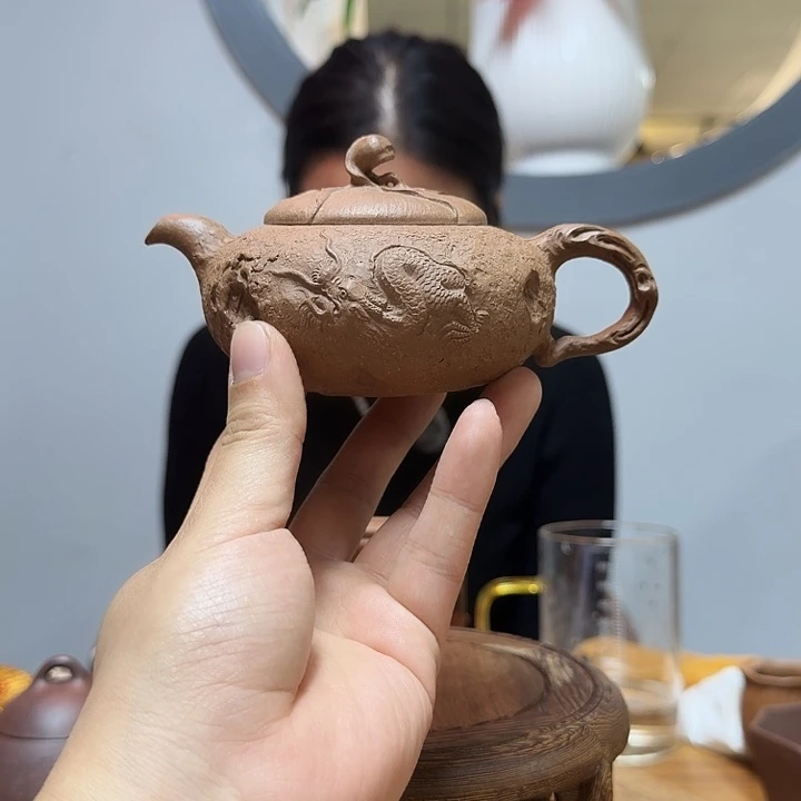 茶壶紫砂游龙供春1111