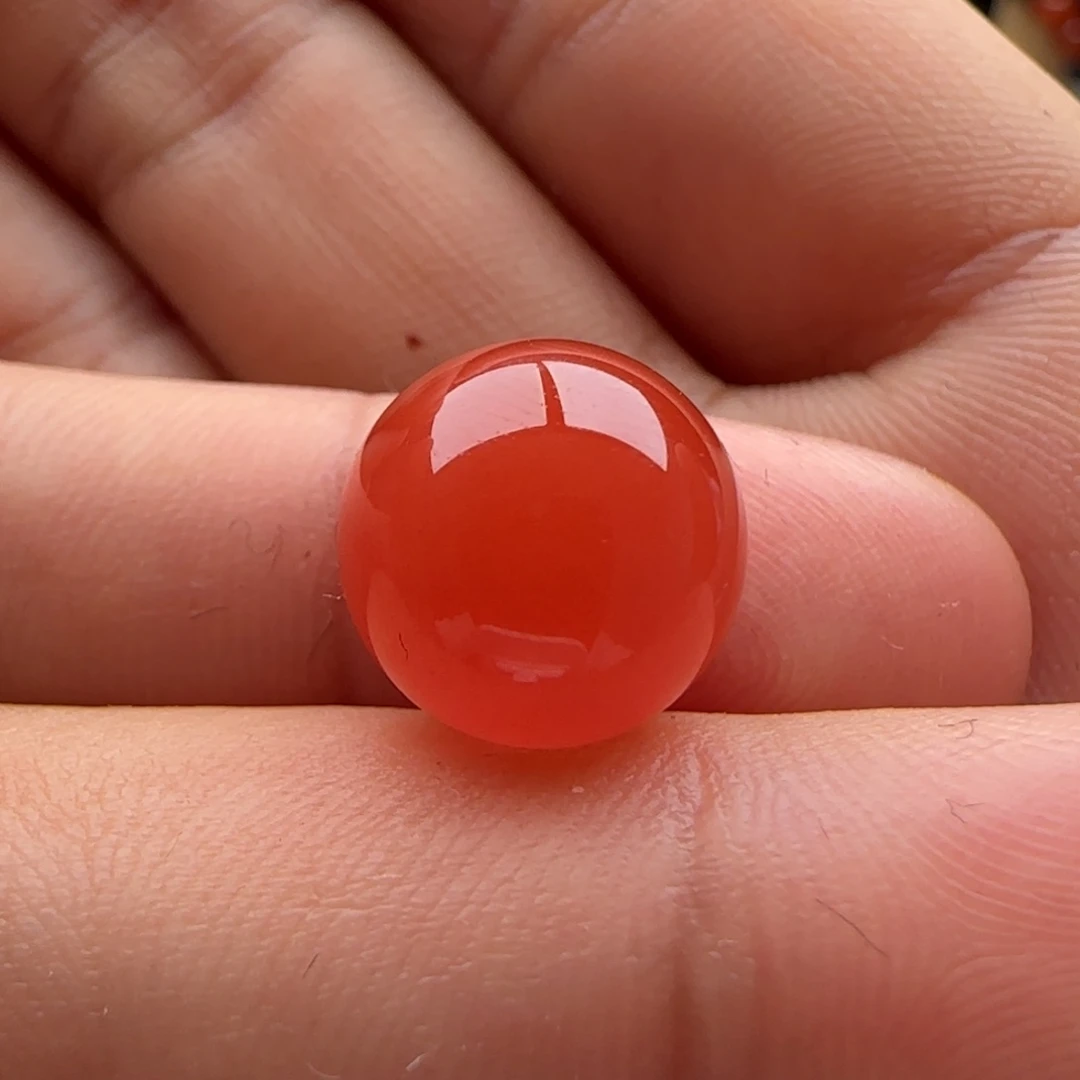 南红玛瑙圆珠11.7未镶嵌