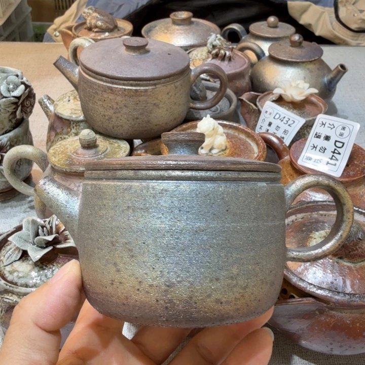 陶盘柴烧福利心哦多多