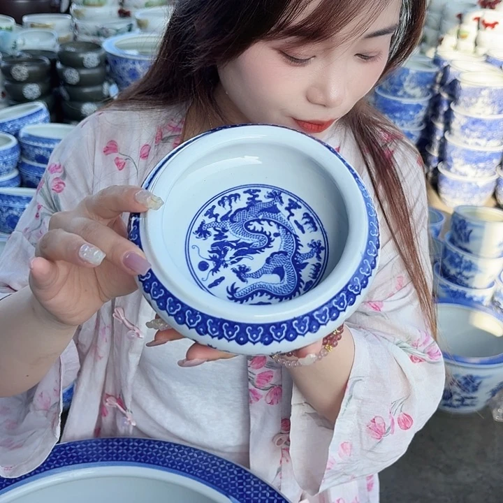 瓷片口径13厘米 高度6厘米