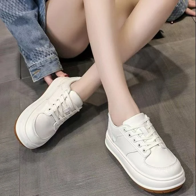【新疆顺丰包邮】2025拼色百搭厚底休闲运动鞋小白鞋-8820