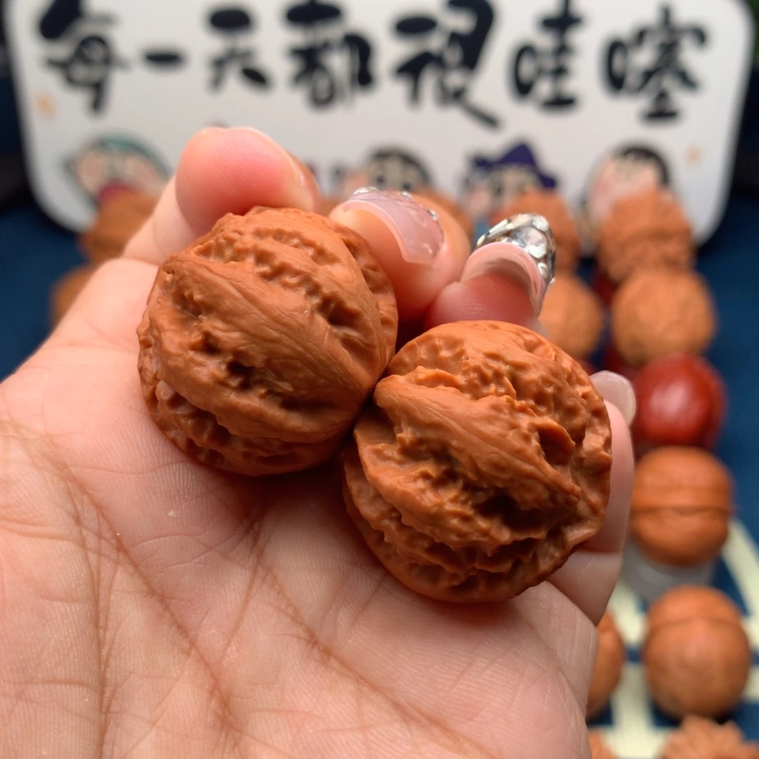 文玩核桃把件粗筋