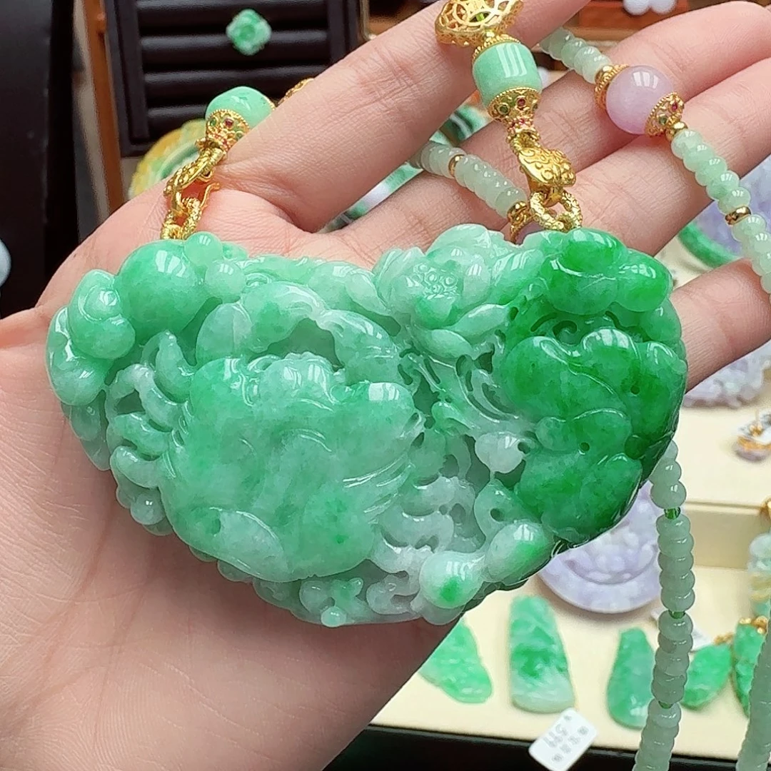 颈饰未镶嵌翡翠翡翠吊坠