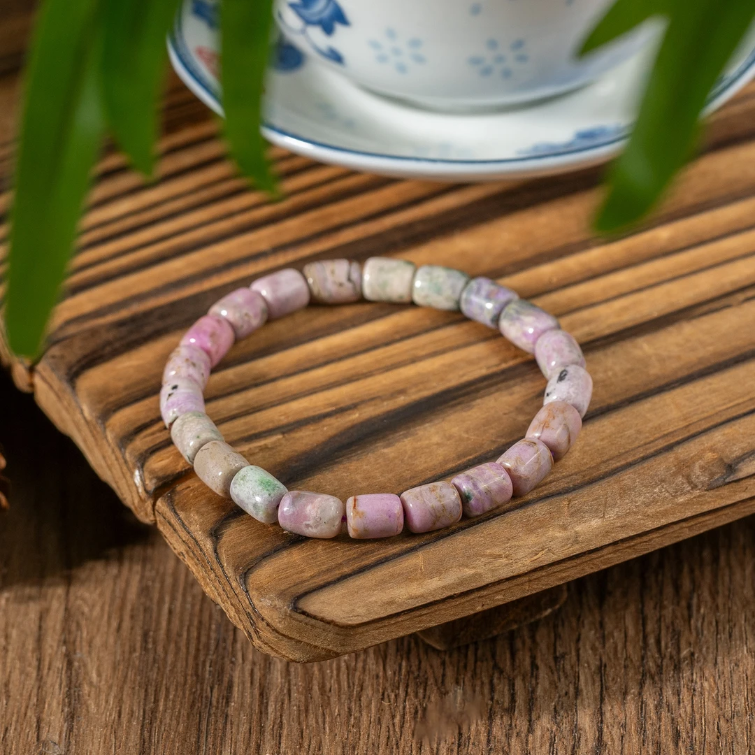 世间臻宝-春丨舒俱来春彩樱花桶珠手串/多样性发/P7084/6mm+/0/