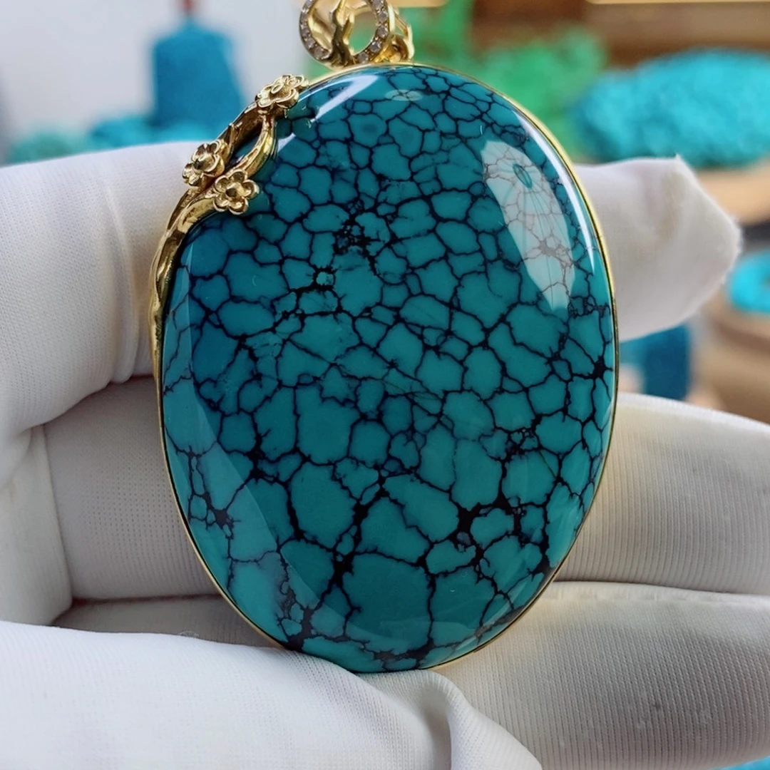 绿松石18K金镶嵌其他