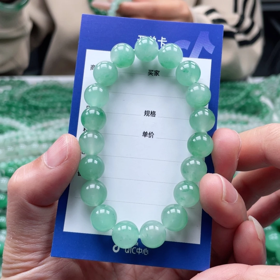 未镶嵌手串石英质玉（非洲翠）
