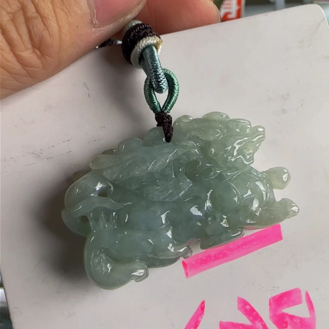 颈饰未镶嵌翡翠老坑